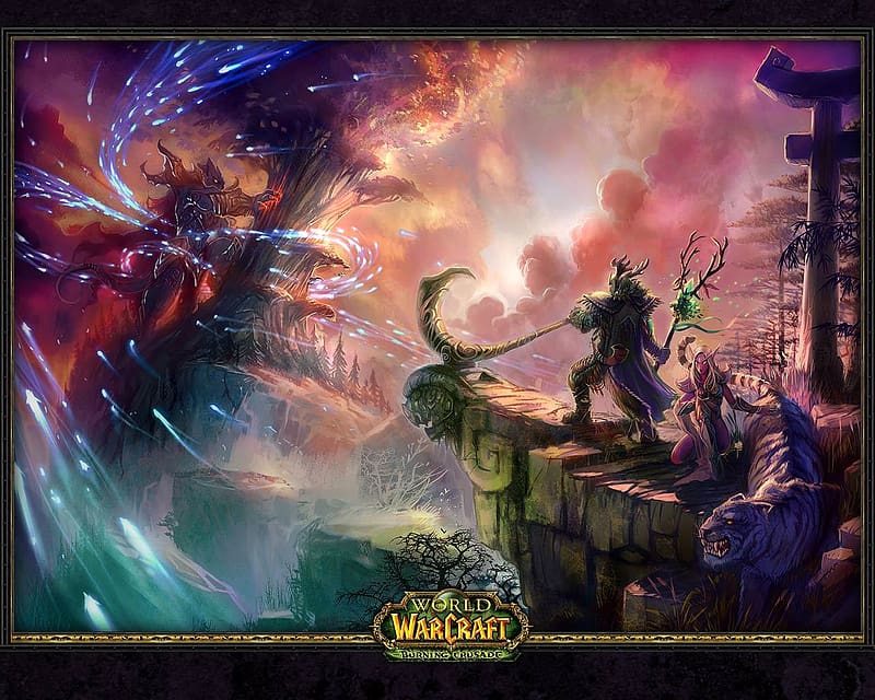 Video Game, World Of Warcraft, Night Elf, Malfurion Stormrage, Nordrassil (World Of Warcraft), HD wallpaper