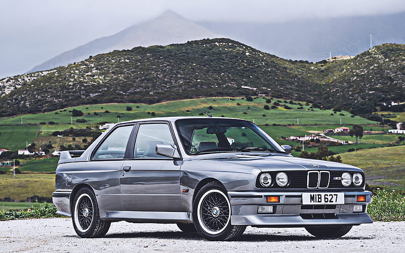 BMW M3 Roberto Ravaglia Edition, supercars, E30, 1989 cars, tunned M3, gray E30, BMW M3, tuning, BMW E30, german cars, BMW, gray M3, R, HD wallpaper