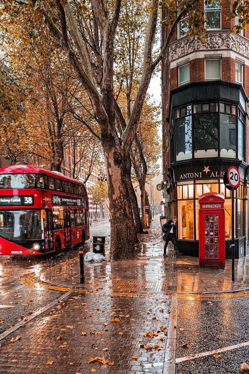 Curved Street London, United Kingdom. England aesthetic, London, London aesthetic, London Fall, HD phone wallpaper