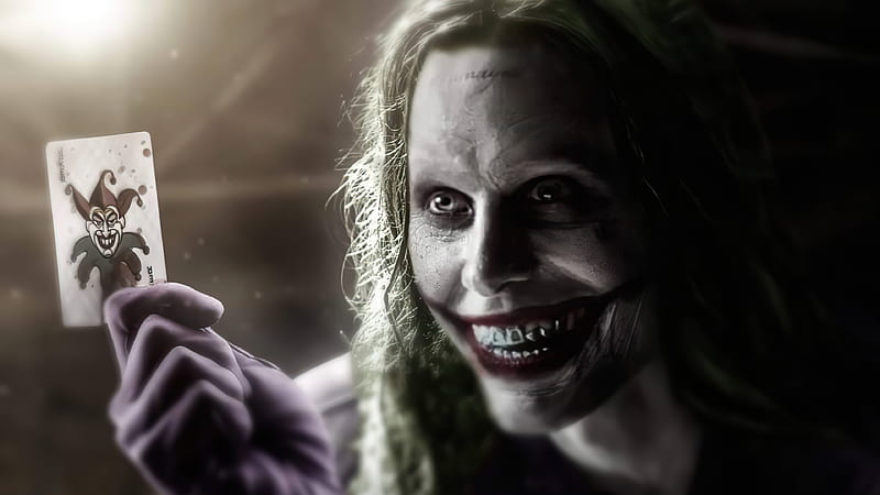 Jared Leto Joker Justice League Crazy Art, HD wallpaper