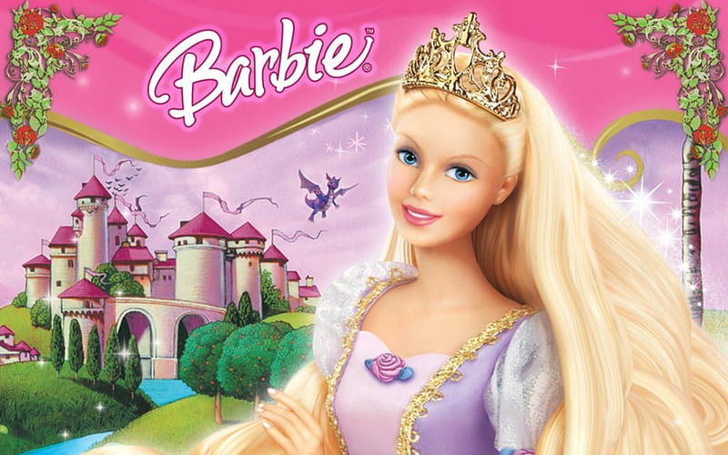 Barbie as Rapunzel, Animated, Barbie, Rapunzel, Movie, HD wallpaper
