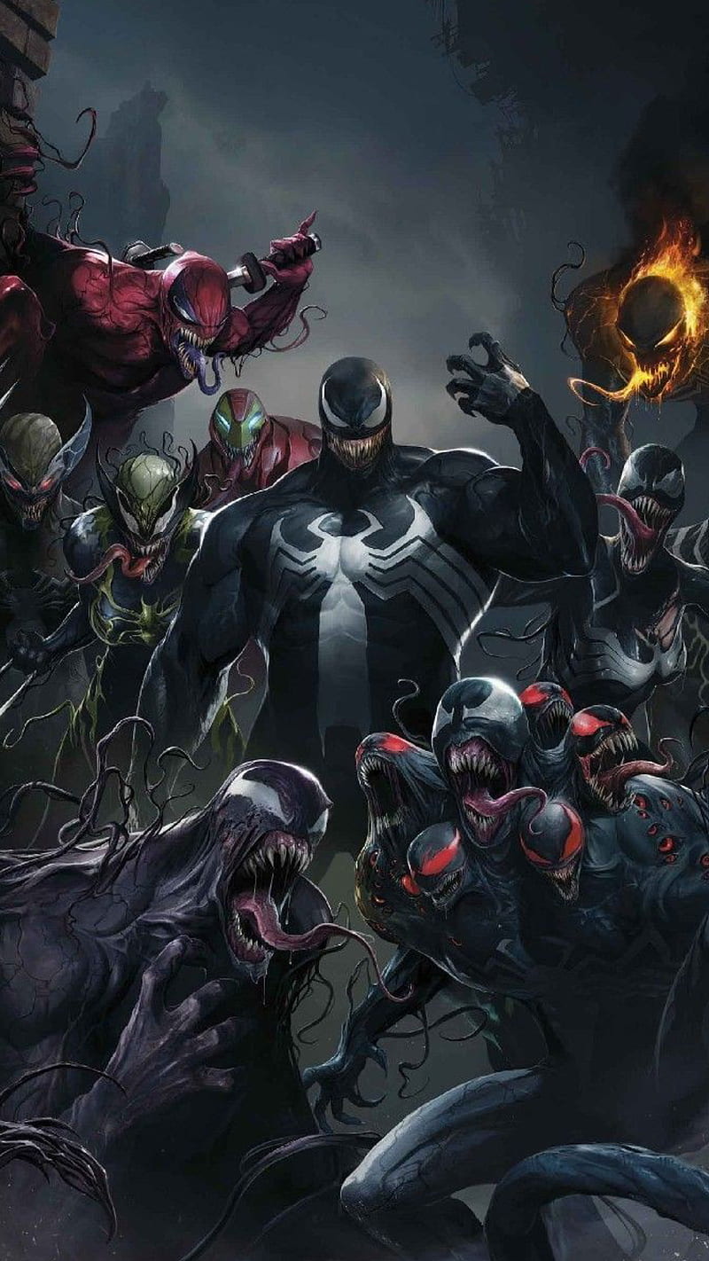 Venom, avengers, drawings, film, marvel, movie, scary, guerra, HD phone  wallpaper | Peakpx