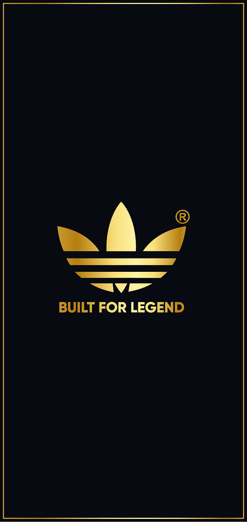 Adidas Gold Black, brand, dark, legend, logo, originals, rich, HD phone wallpaper