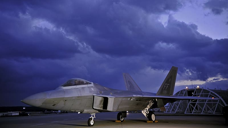 Military, Lockheed Martin F 22 Raptor, Jet Fighters, HD wallpaper