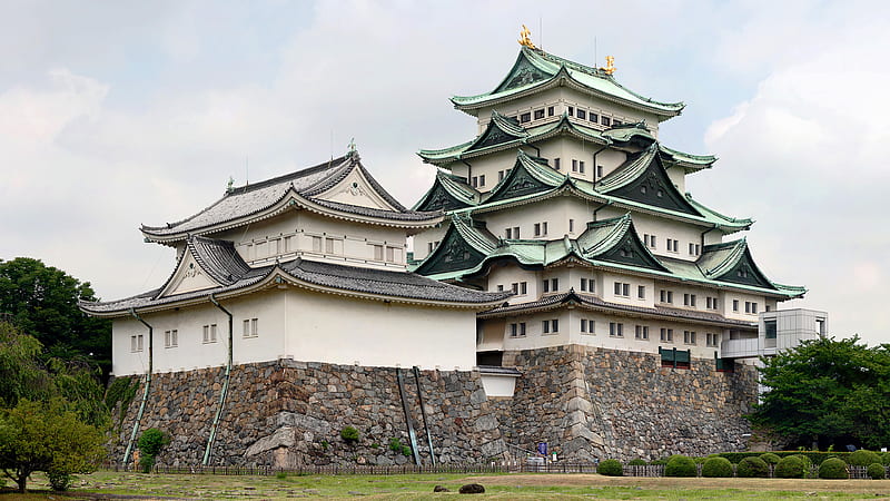 Nagoya Castle, architecture, japan, bonito, castle, HD wallpaper