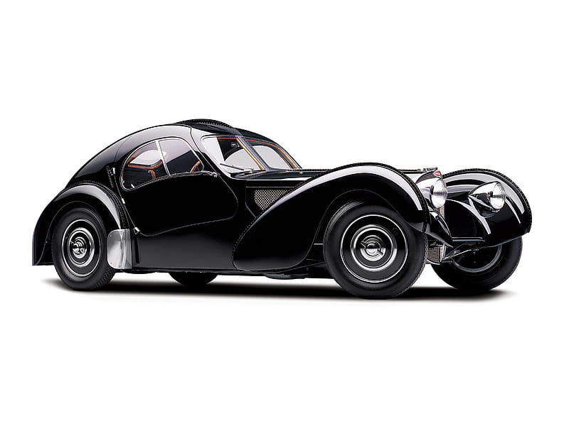 1936 Bugatti Type 57SC Atlantic Coupe, Inline 8, Supercharged, car, HD wallpaper