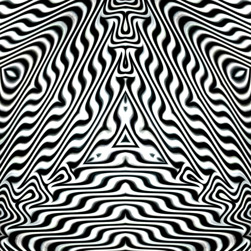 Trippy, backgrounds, black and white, desenho, maze, pattern, psicodelia,  satanic, HD phone wallpaper | Peakpx