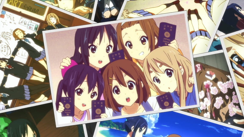 HD wallpaper anime girls friends wink smiling happy bunny ears group  of people  Wallpaper Flare