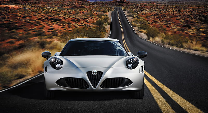 2014 Alfa Romeo 4C - Front, car, HD wallpaper | Peakpx