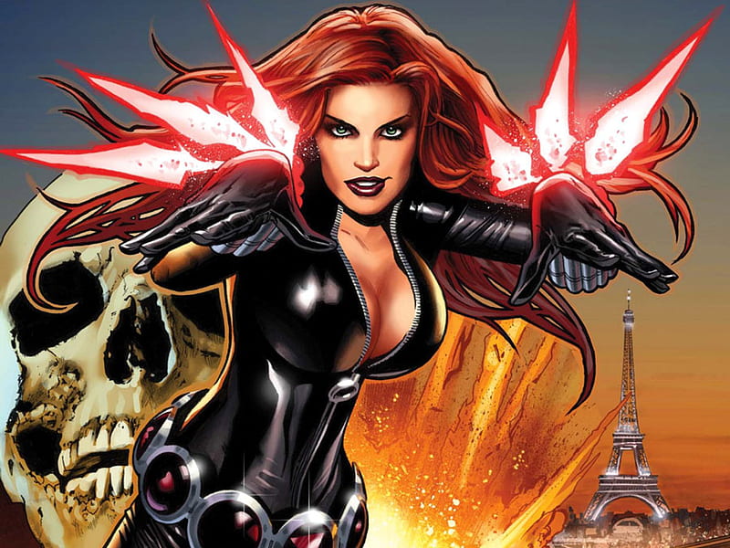 Black Widow: Deadly Origins, marvel, villian, nasty, comics, HD wallpaper
