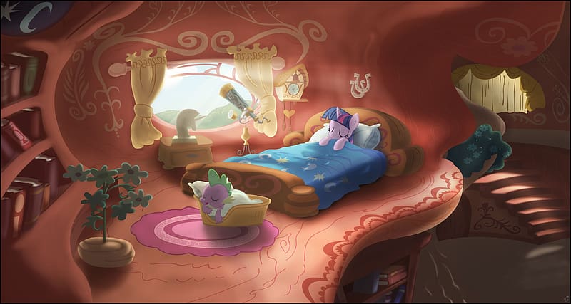 Dragon, My Little Pony, Twilight Sparkle, Tv Show, My Little Pony: Friendship Is Magic, Spike (My Little Pony), HD wallpaper