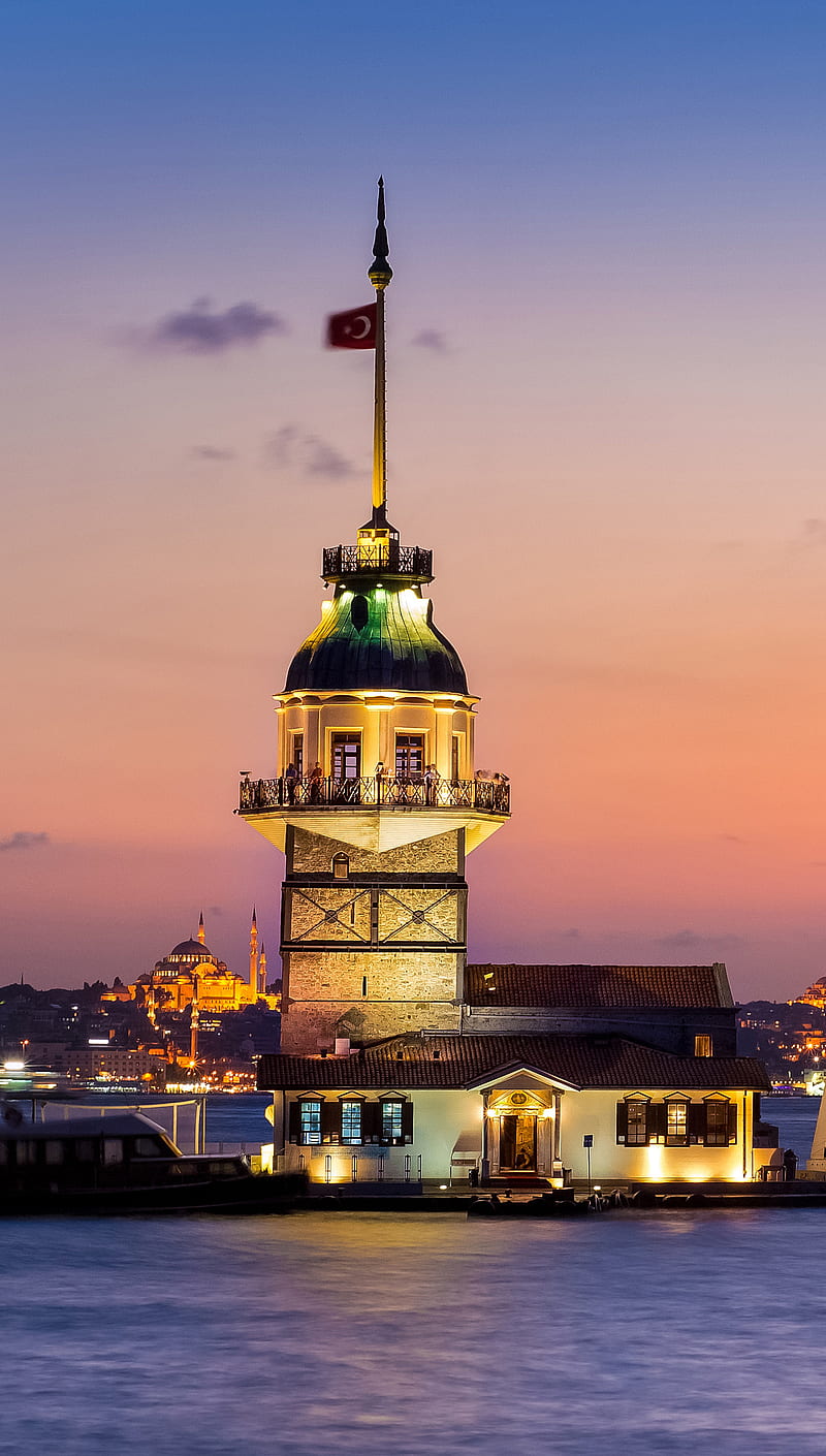 Kiz Kulesi, istanbul, kizkulesi, HD phone wallpaper