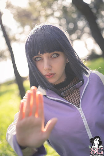 Cosplay Hinata Hyuga Naruto Shippuden tamanho brasileiro