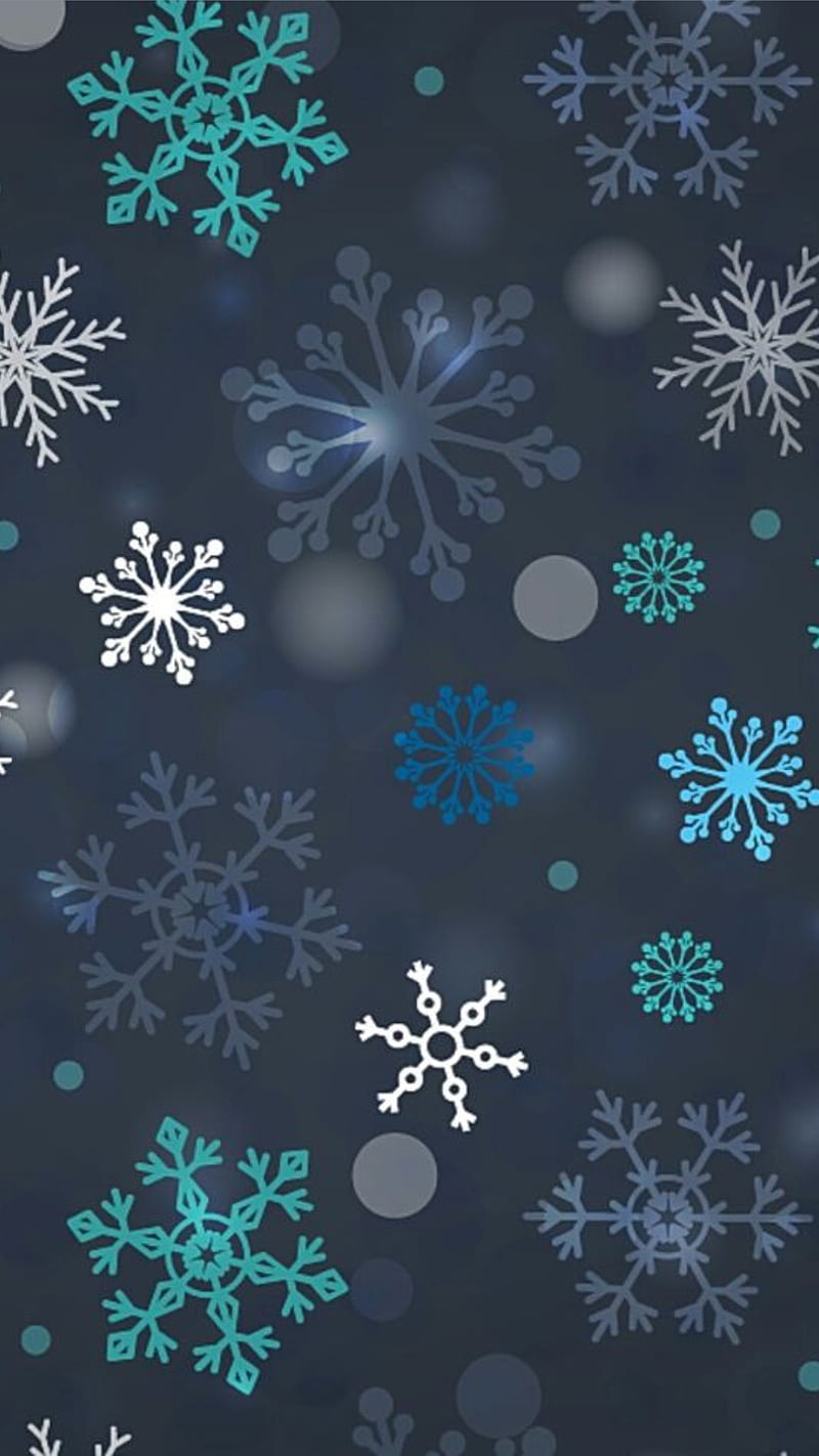 Snow Flakes , christmas, HD phone wallpaper