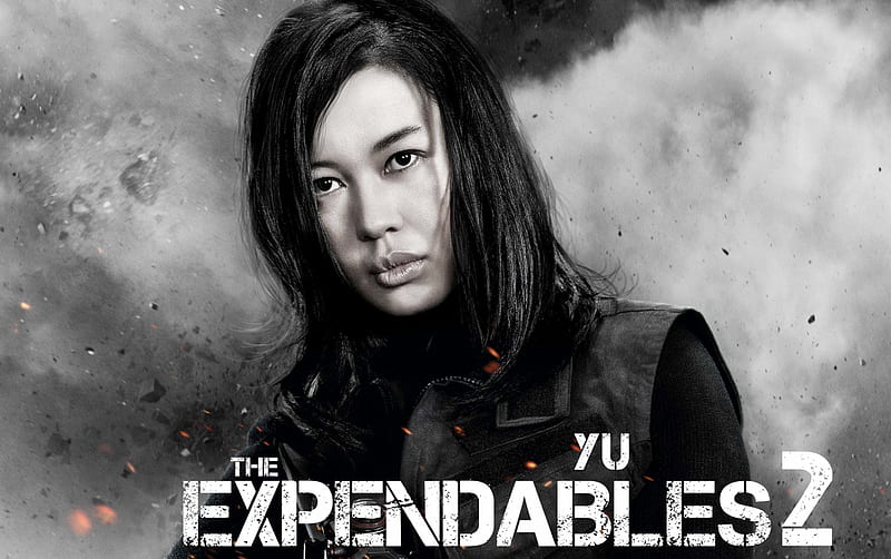 yu nan in expendables 2, expendables, yu, nan, woman, HD wallpaper