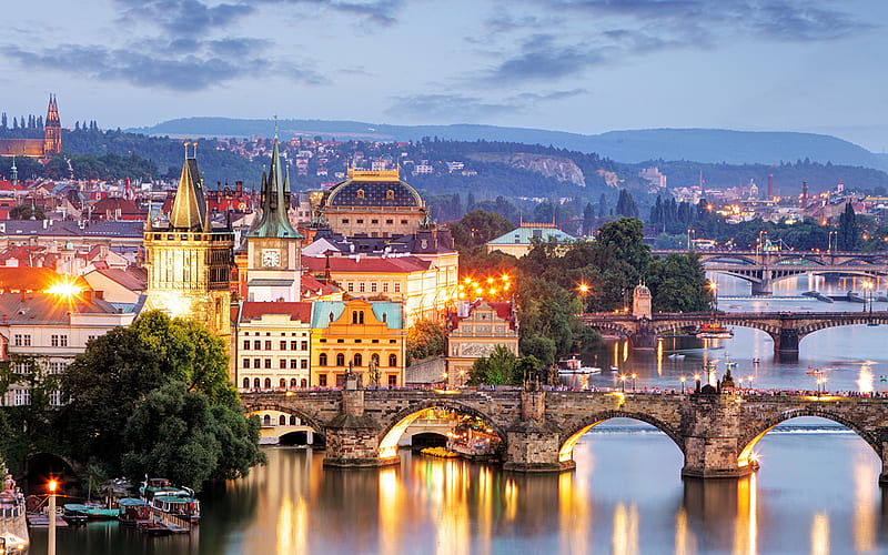 Cities, Prague, Czech Republic, HD wallpaper