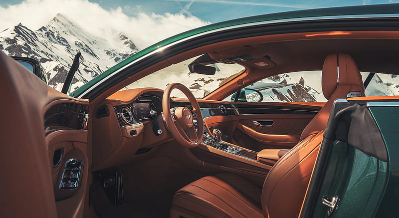 2018 Bentley Continental GT (Color: Verdant) - Interior , car, HD wallpaper