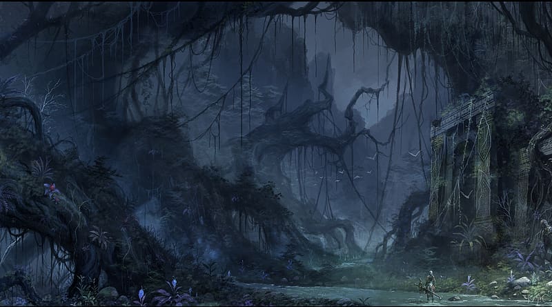 Landscape, Fantasy, Warcraft, Dark, Creepy, Video Game, World Of Warcraft, HD wallpaper