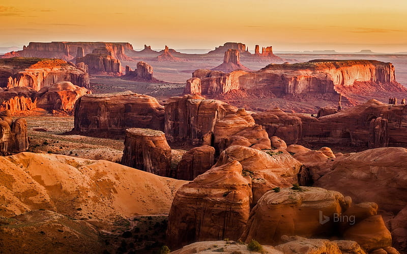 Monument Valley Arizona and Utah 2018 Bing, HD wallpaper