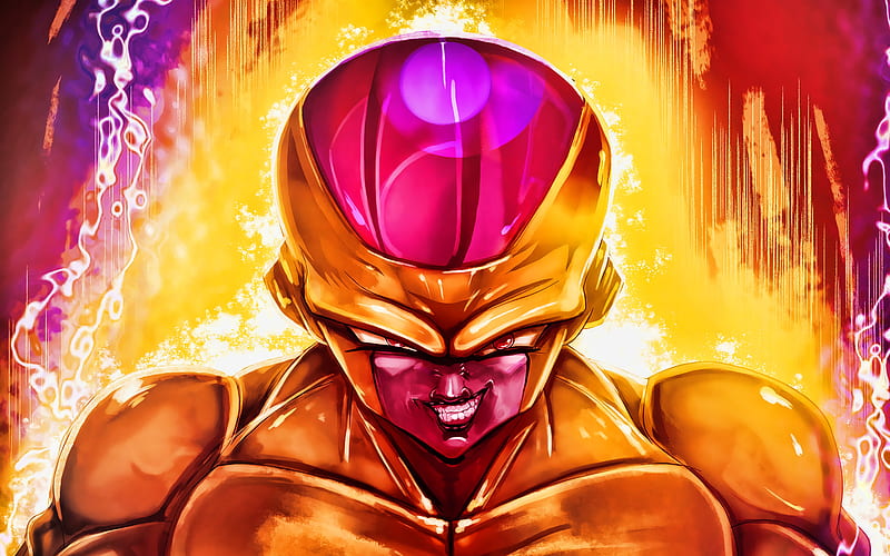 FREEZA DOURADO  Dragones, Fondo de pantalla de anime, Personajes