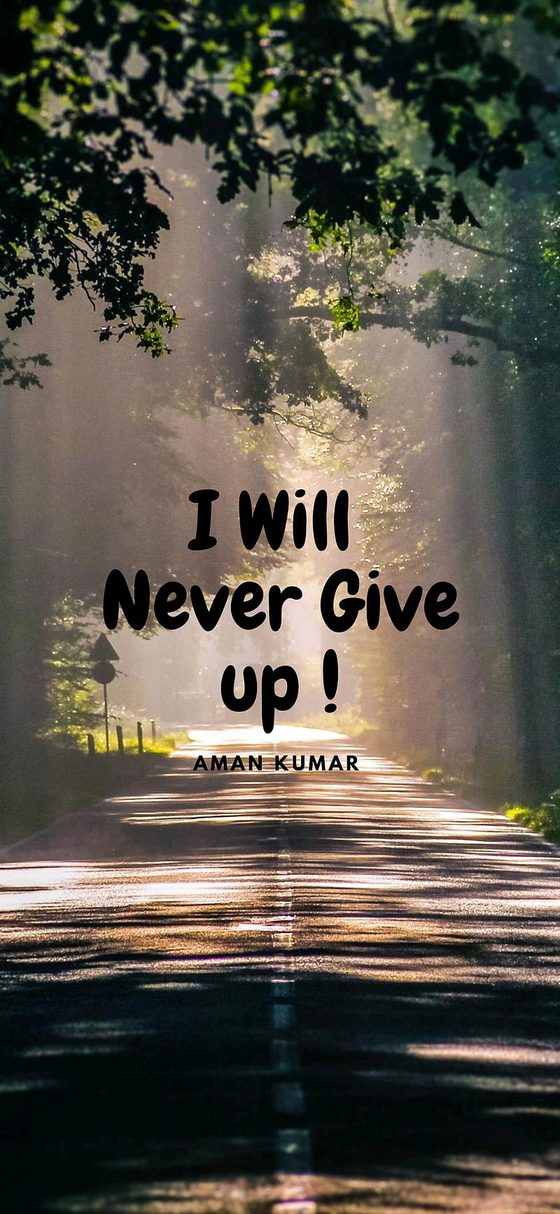 Never Give up , day, good, how, me, morning, motivation, outside, remember, thank, you, HD phone wallpaper