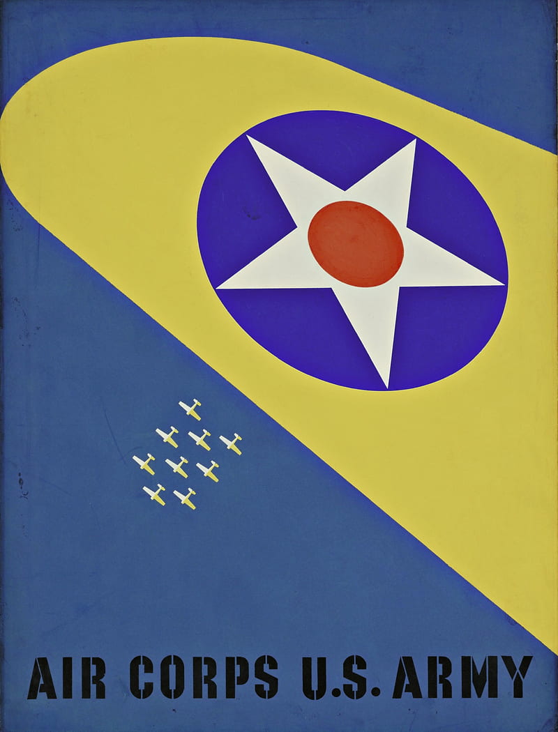 World War II, US Air Force, US Army, poster, HD phone wallpaper