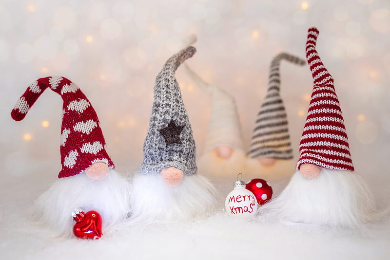 Christmas, Holiday, Gnome, Decoration, HD wallpaper