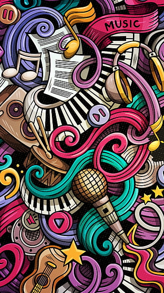 Doodle art live wallpaper for Android. Doodle art free download for tablet  and phone.