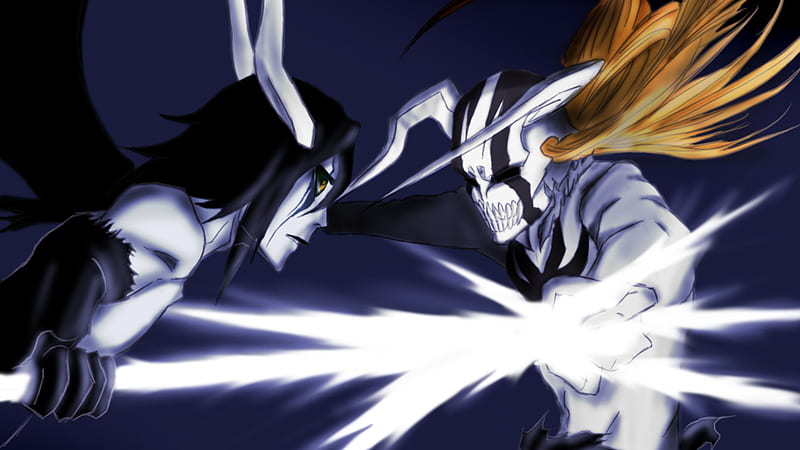 Ichigo se Transforma em um Vasto Lorde VS Ulquiorra - Bleach EP