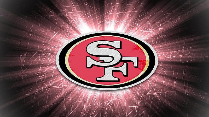 San Francisco 49ERS Logo Around Lightings 49ERS, HD wallpaper | Peakpx