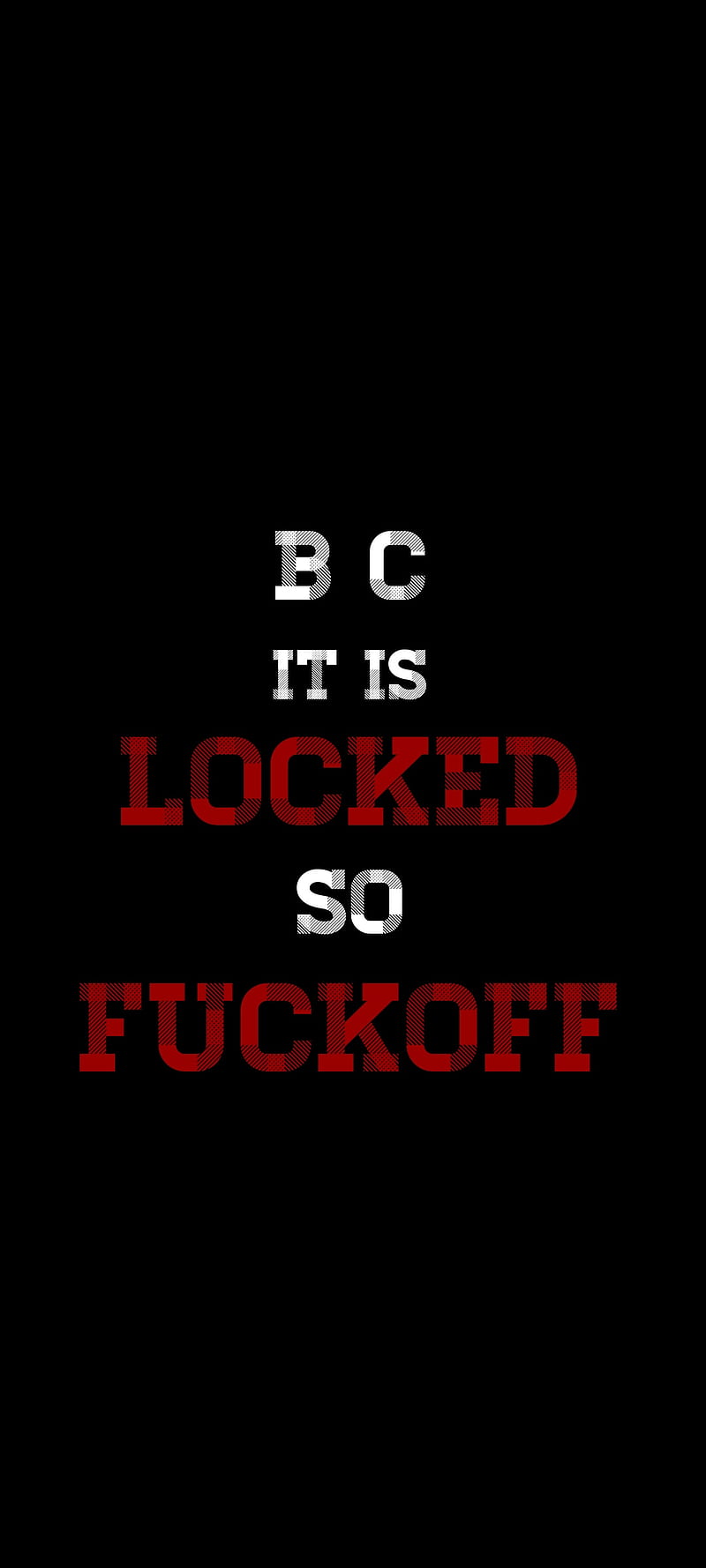 Attitude, bc, fear, dom, give, life, locked, short, stop, up, HD phone wallpaper