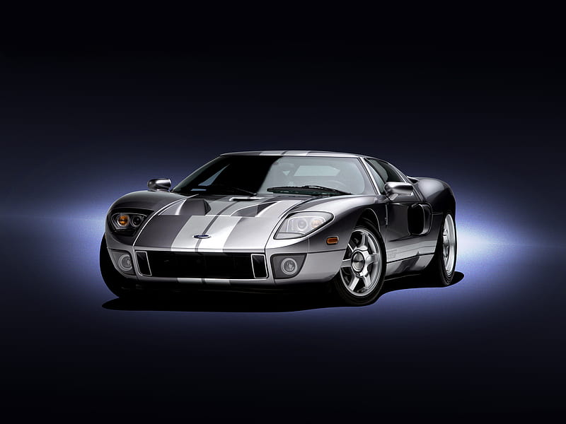 2004 Ford GT, 2nd Gen, Coupe, Supercharged, V8, car, HD wallpaper | Peakpx