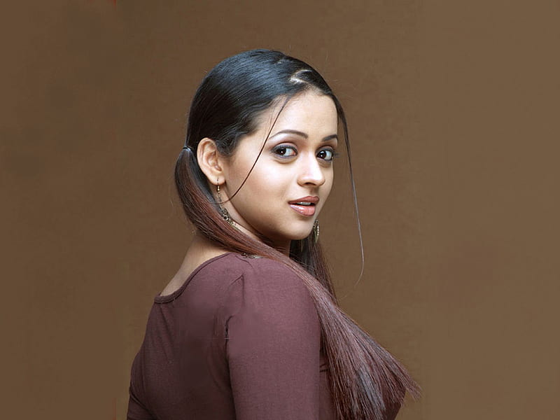 Good looking, lovely, actress, sexy, bhavana, HD wallpaper