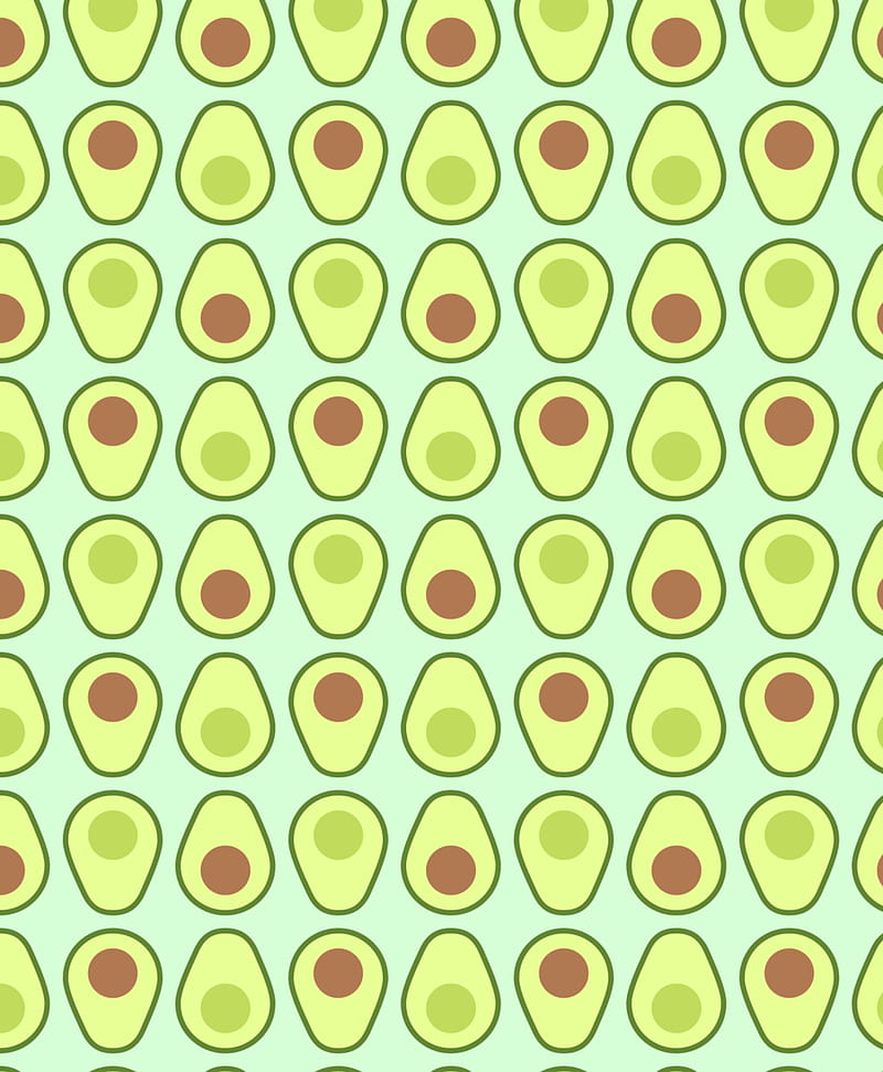 Avocado, brown, comida, patrones, verde, HD phone wallpaper