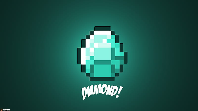 Diamond Minecraft, minecraft, games, HD wallpaper