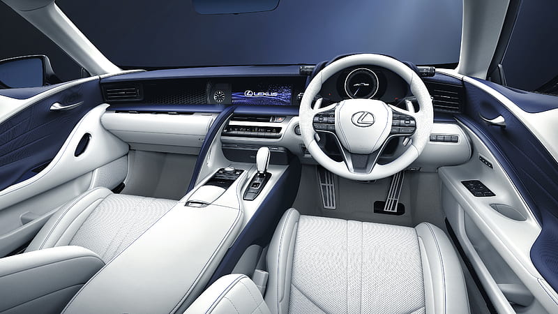Lexus LC 500 Convertible 2020 Interior, HD wallpaper