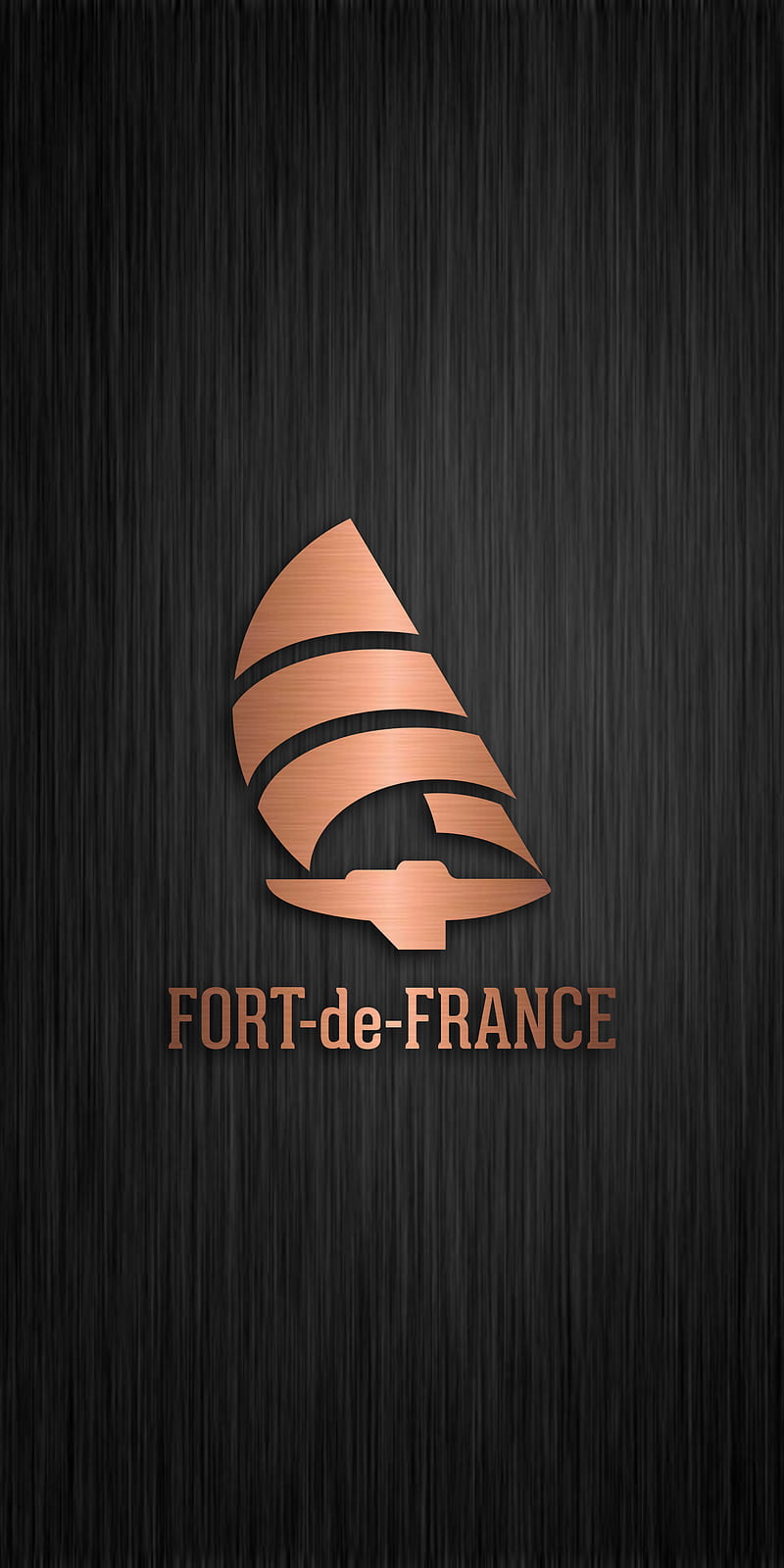 Fort-de-France, copper, sailboat, logo, desenho, france, fort, martinique, maritim, nautical, nautisk, HD phone wallpaper