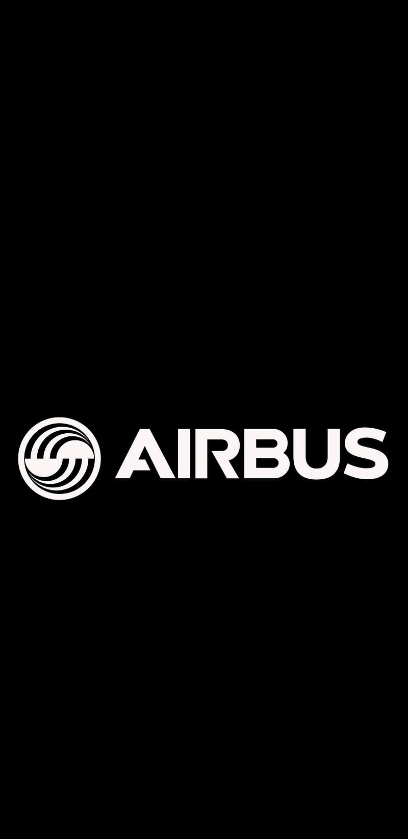 Airbus Logo, a320, a330, a350, a380, airbus a350, black, plane, planes, HD phone wallpaper