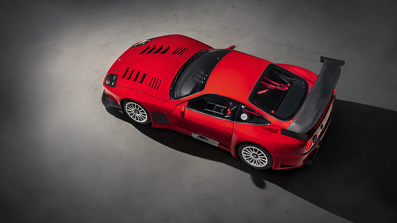 Vehicles, Ferrari 575 GTC Stradale, Car, Ferrari, Red Car, Sport Car, HD wallpaper