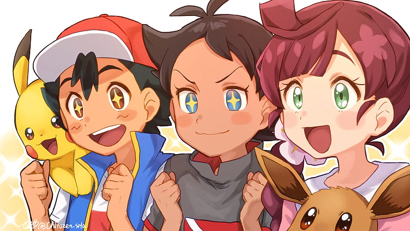 Pokémon, Pokemon: Red and Blue, Koharu (Pokémon), Pikachu, Satoshi (Pokémon),  HD wallpaper | Peakpx