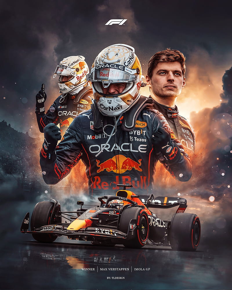Tl Design - Max Verstappen #ImolaGP winner poster, Max Verstappen 2022, HD phone wallpaper