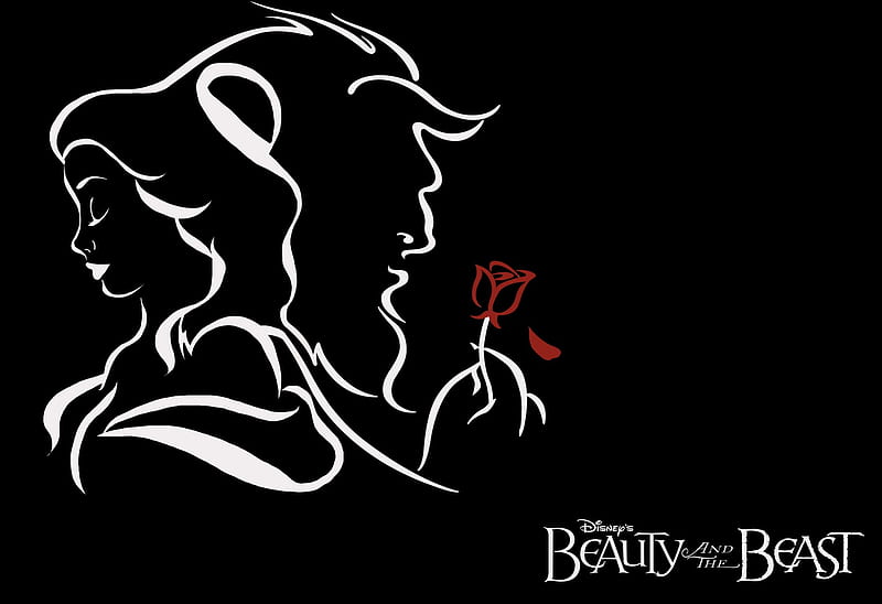 Beauty and the Beast, Belle, Disney, Walt Disney, Cartoon, Beast, HD wallpaper