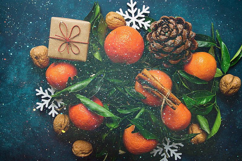 Fruits, Mandarin, HD wallpaper