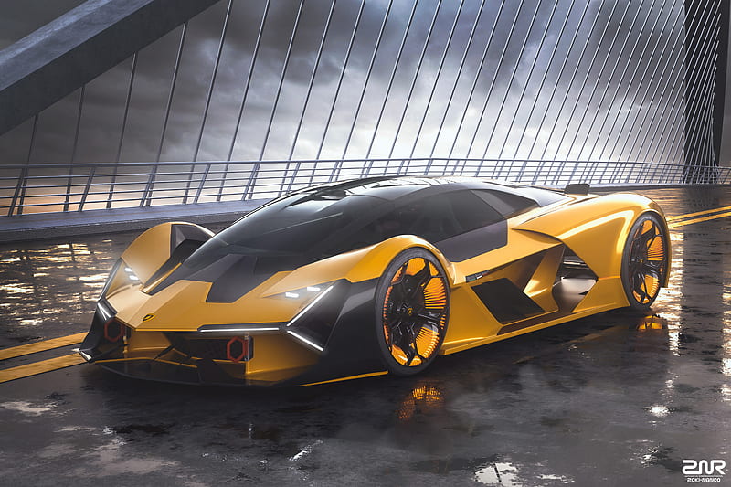 2019 Lamborghini Terzo Millennio , lamborghini-terzo-millennio, lamborghini, concept-cars, electric-cars, 2019-cars, artist, behance, HD wallpaper