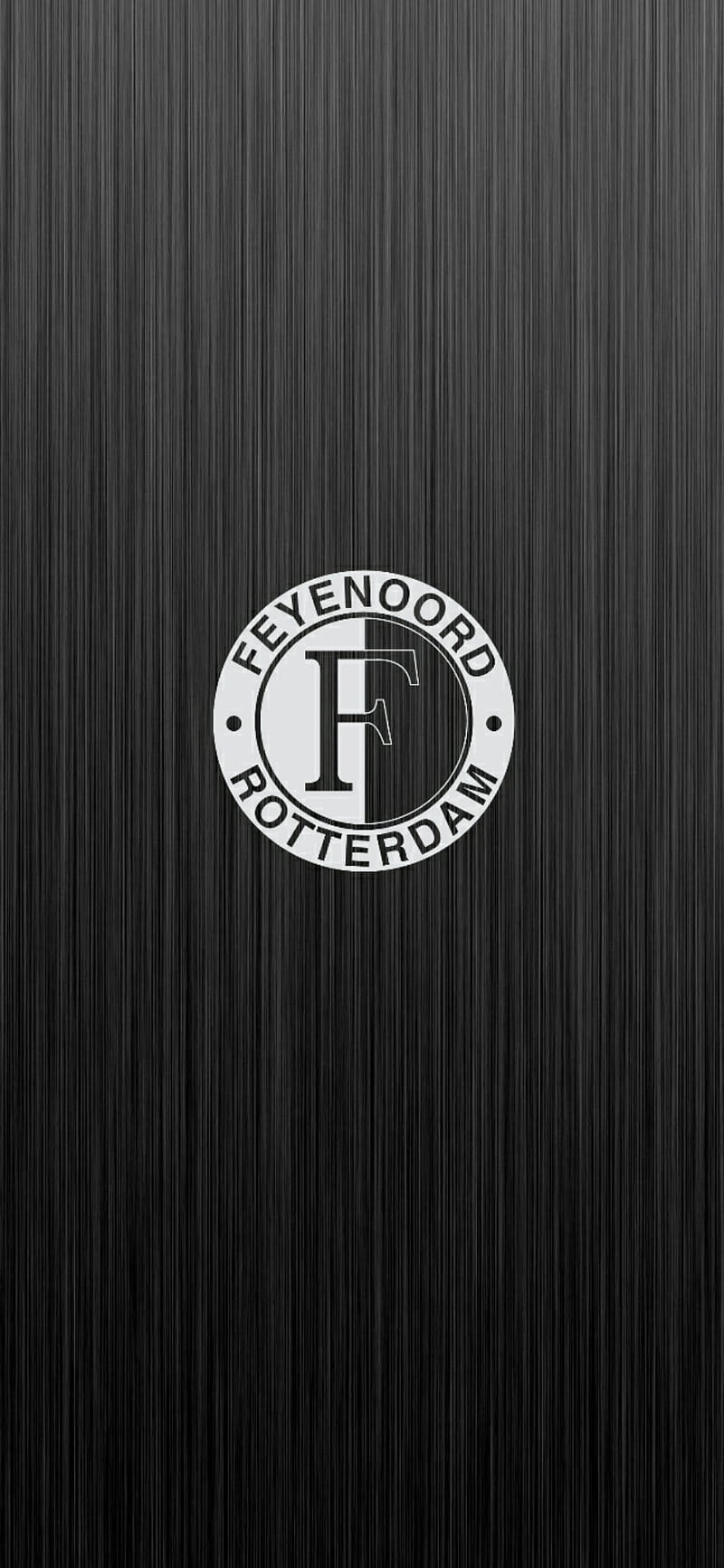 Feyenoord , black and white, feyenoord, logo, HD phone wallpaper