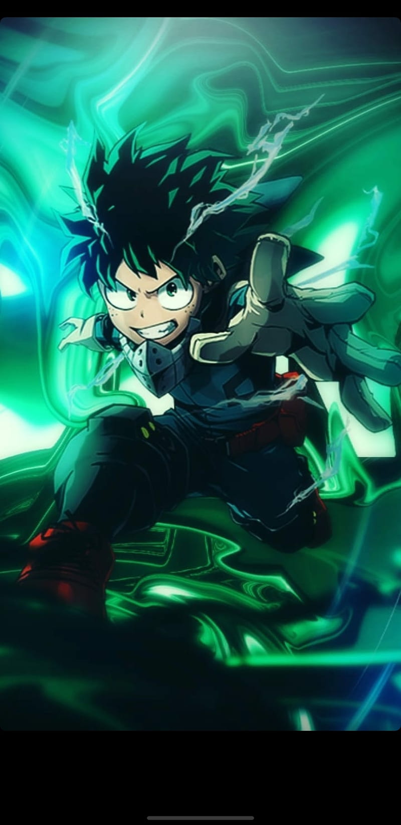 Midoriya, bnha, goku, my hero academia, HD phone wallpaper