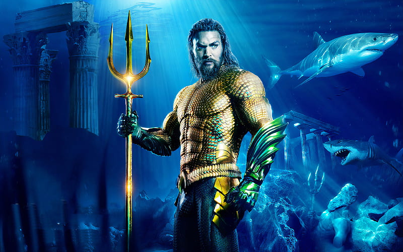 Aquaman New, aquaman, superheroes, behance, jason-momoa, HD wallpaper