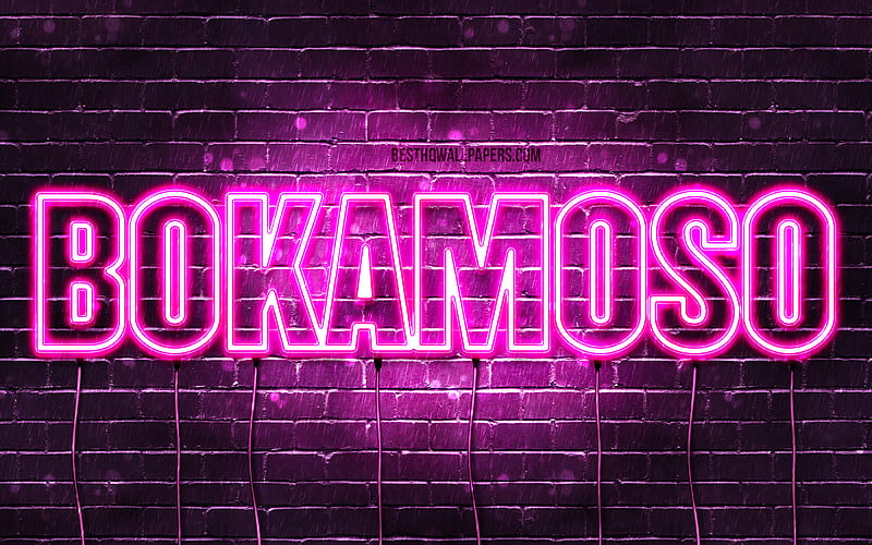 Bokamoso with names, female names, Bokamoso name, purple neon lights, Happy Birtay Bokamoso, popular south african female names, with Bokamoso name, HD wallpaper Bokamoso with names, female names, Bokamoso name, purple neon lights, Happy Birtay Bokamoso, popular south african female names, with Bokamoso name, HD wallpaper