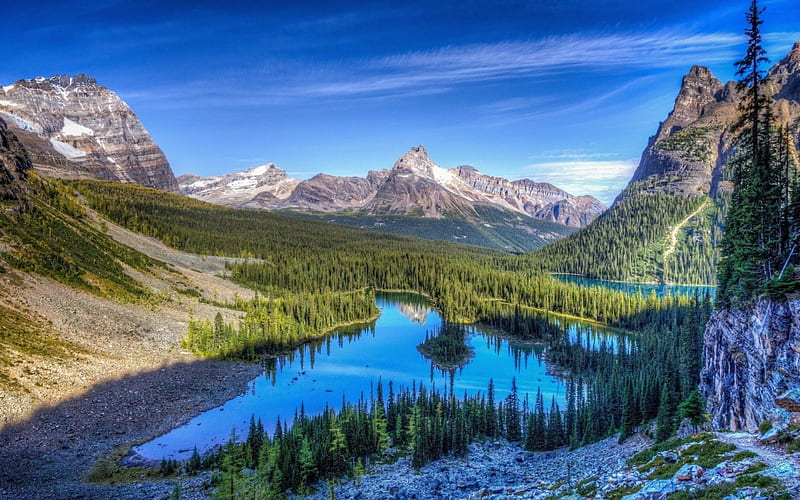 Beautiful Nature of Forces, mountain, blu, river, trees, sky, HD wallpaper | Peakpx Beautiful Nature of Forces, mountain, blu, river, trees, sky, HD wallpaper | Peakpx
