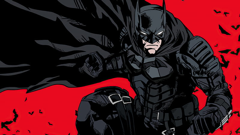 The Batman 2021 Comic Style Poster, the-batman, batman, superheroes,  movies, HD wallpaper | Peakpx